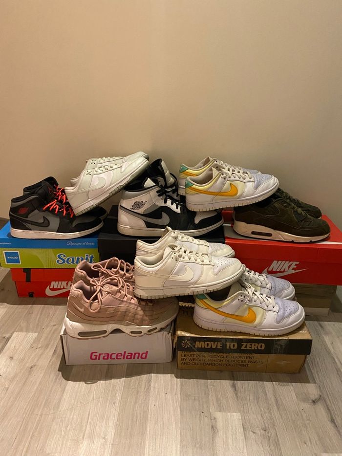 Lot de sneakers nike Jordan