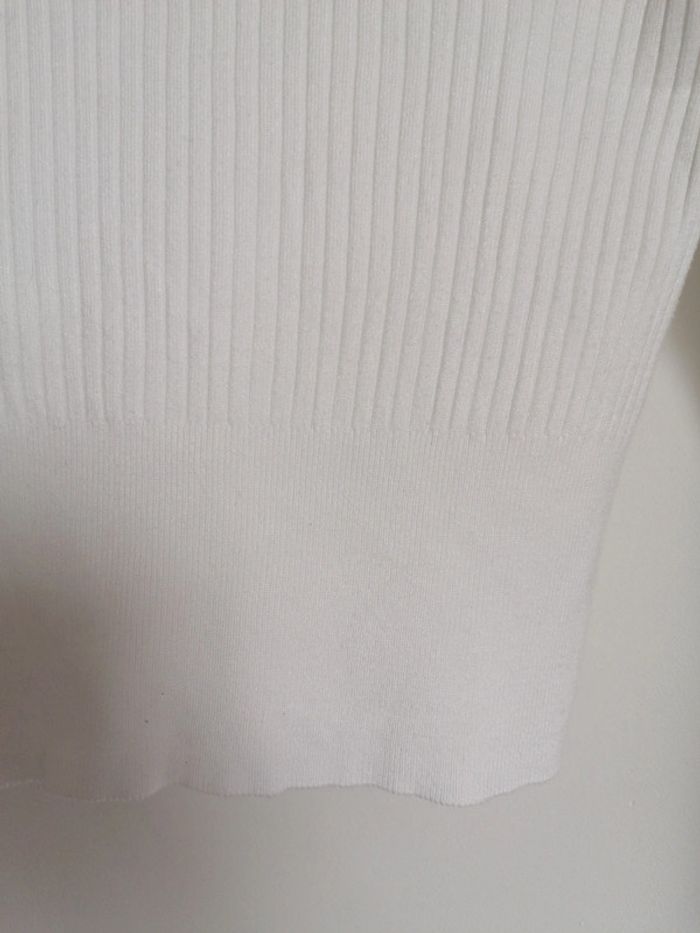 Haut côtelé manches longues Zara taille S - photo numéro 6