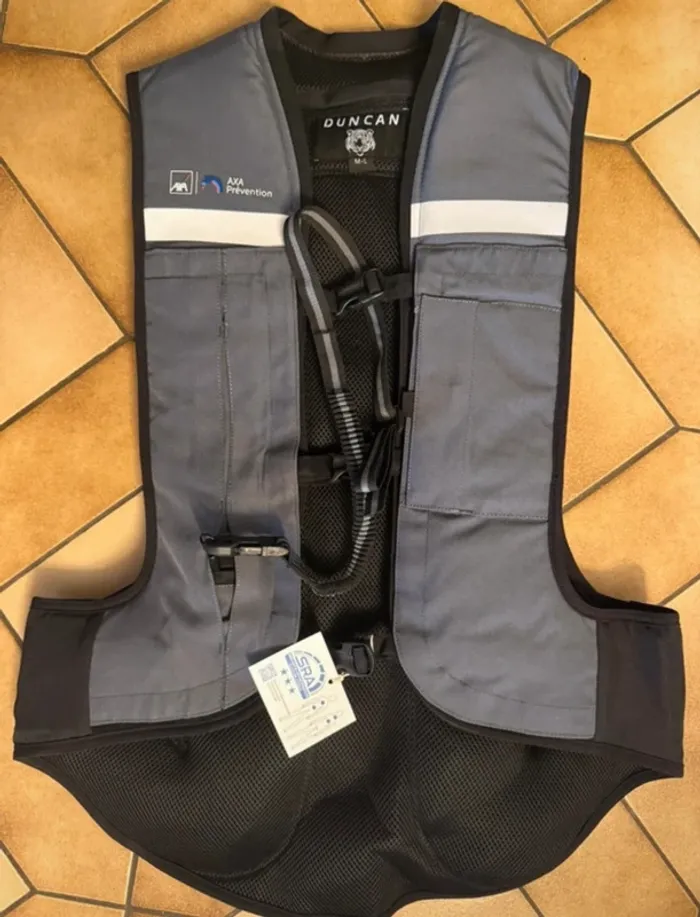 Gilet Airbag Moto Duncan Club14 neuf taille M L - photo numéro 3