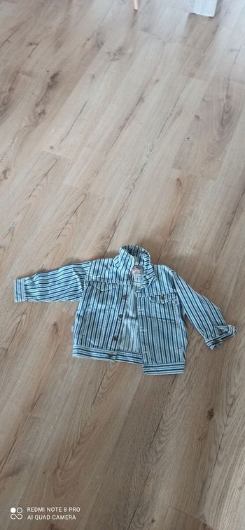Veste rayee 2 ans