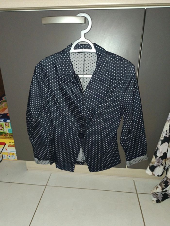 Veste à pois