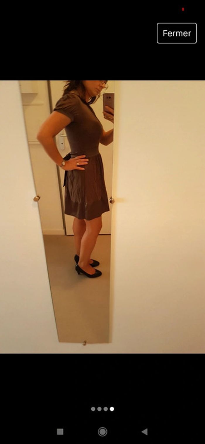 Robe tunique chocolat - photo numéro 4
