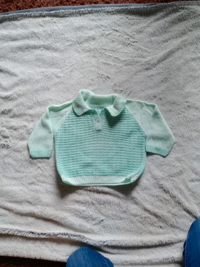 Pull et veste jean 18 mois lot de 2 c21 - photo numéro 9