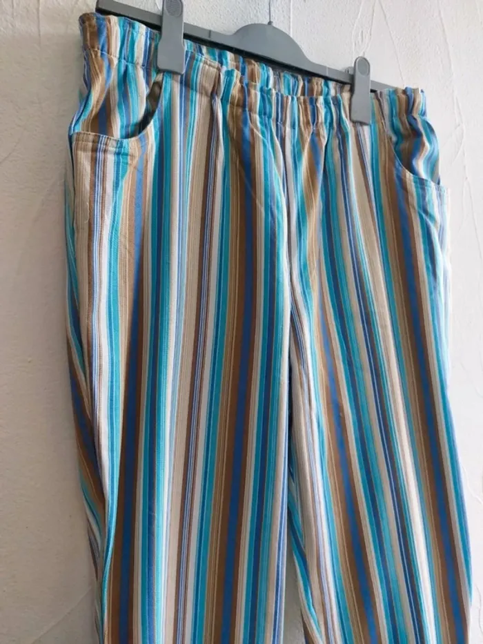 Pantalon Rayé Coloré - photo numéro 4