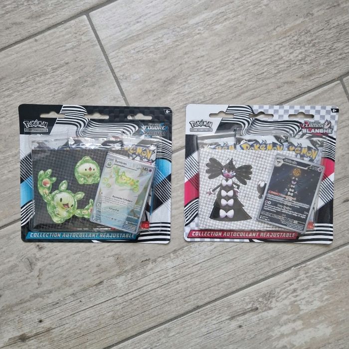 Tripack Pokemon Flamme Blanche + Foudre Noire