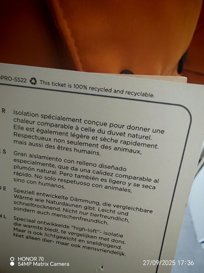 Parka thermo pro - photo numéro 8
