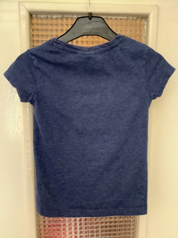 T-shirt sans manche bleu Trolls Dreamworks 5 ans - photo numéro 2