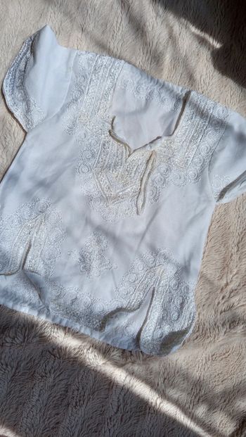 Tunique blanche bebe 🔄