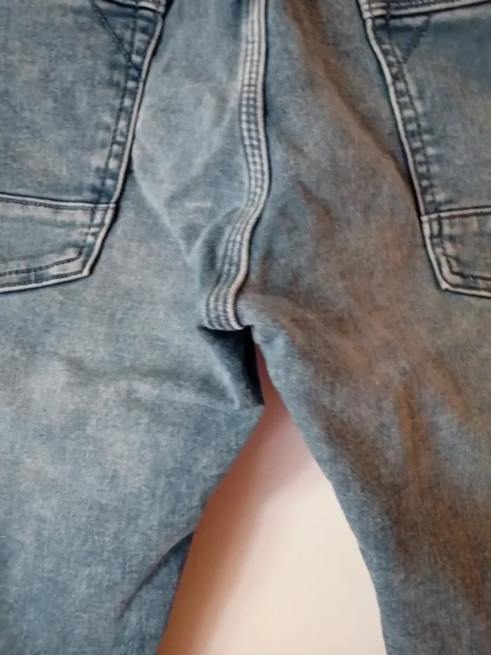 Joli bermuda bleu. Taille S. Petrol - photo numéro 12