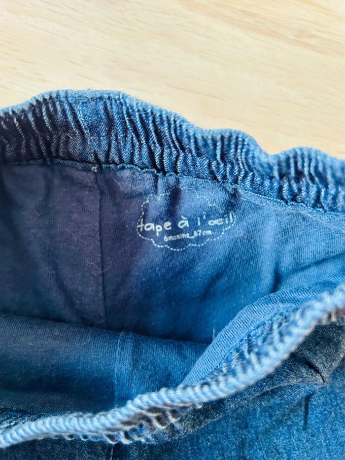 Ensemble lot TAO t-shirt + jean 6 mois - photo numéro 3