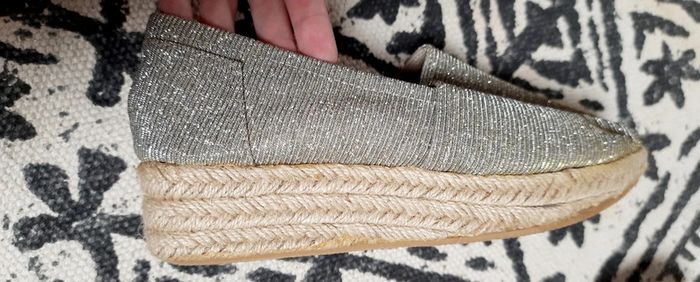 Espadrilles argentées Pointure 36 - photo numéro 2