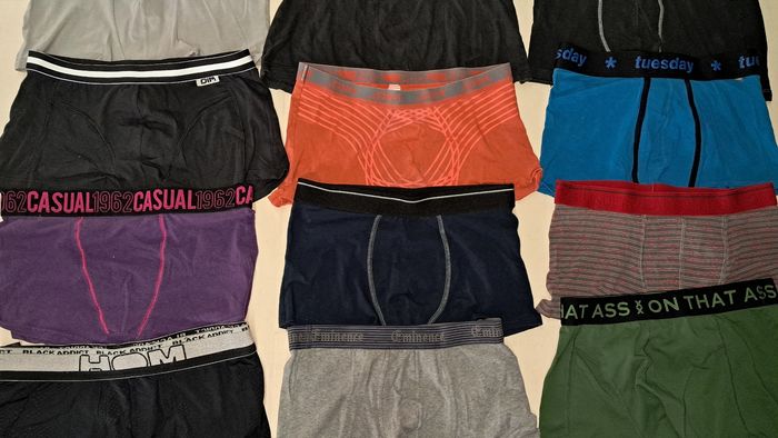 12 boxers taille T3 ou M
