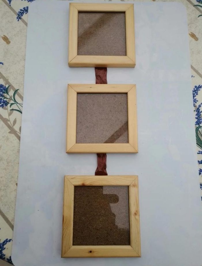 Lot de 3 cadres décoratifs pour photos