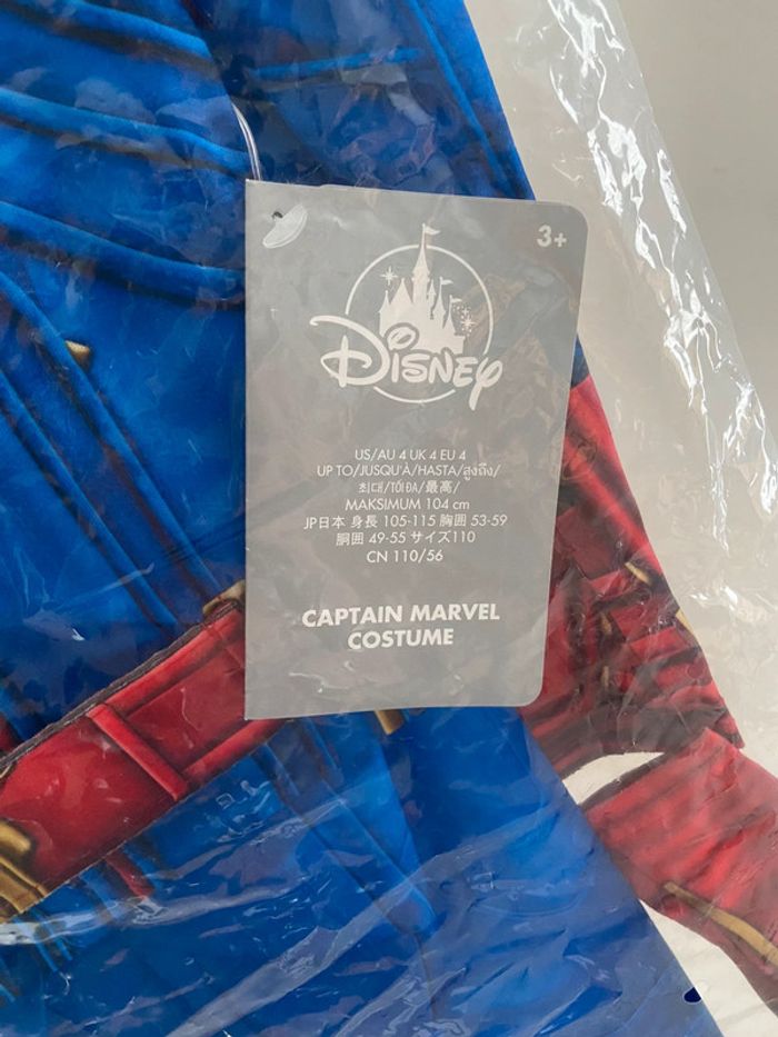 Disney Store Costume Déguisement Captain Marvel pour enfants (Neuf) 4ans - photo numéro 5