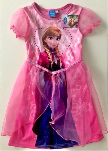 Robe rose de la reine des neiges 
