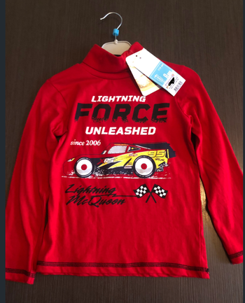 sous pull garcon cars disney 6 ans