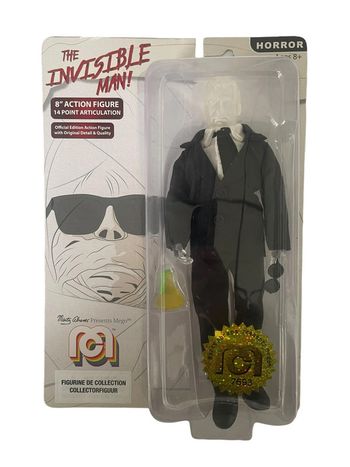 Figurine The Invisible Man 8’´ action figure Mego Horror neuf
