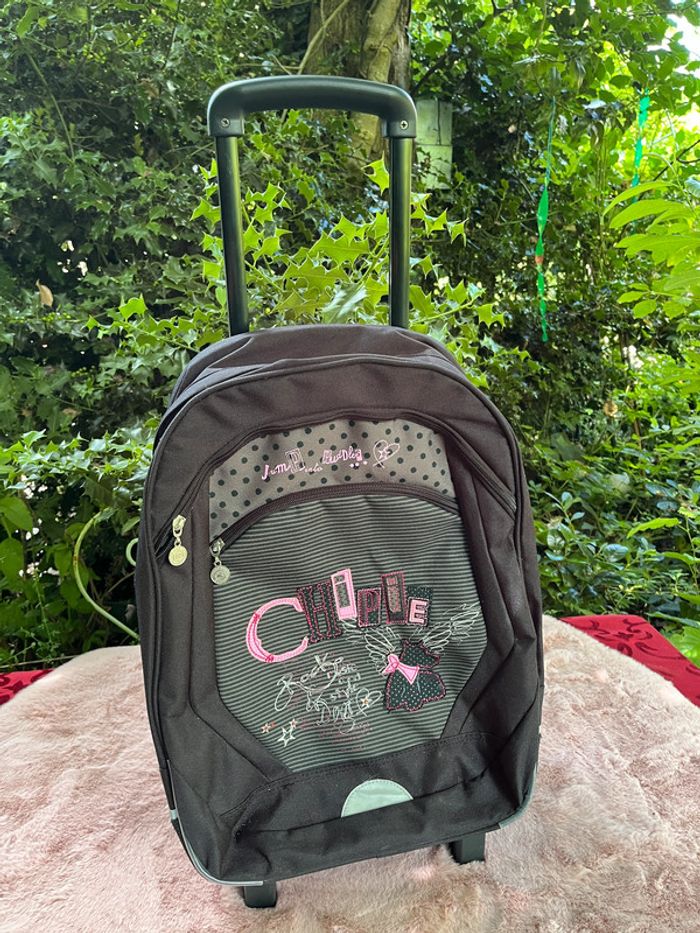 Cartable trolley chipie neuf Hamelin