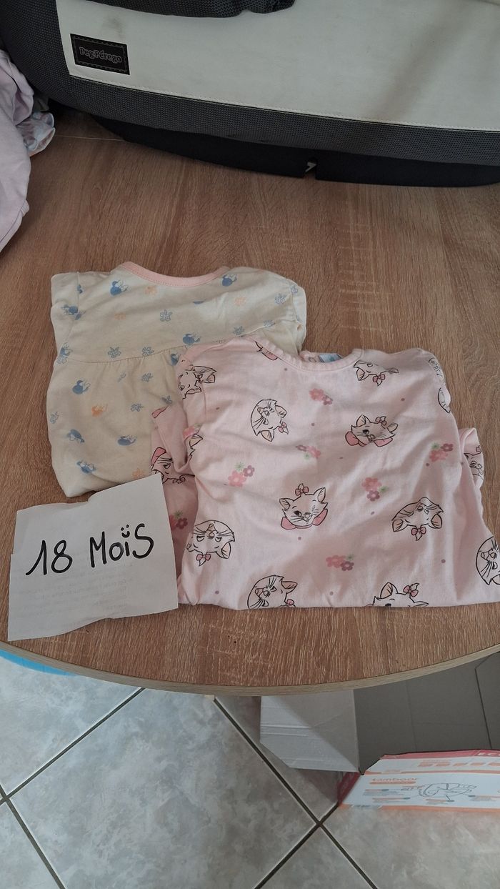 Lot pyjamas 18 mois