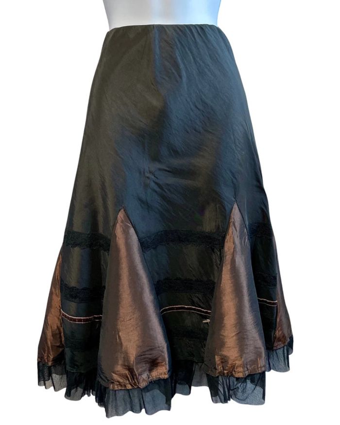 Y2K fairygrunge skirt with lace and veil detail S/M