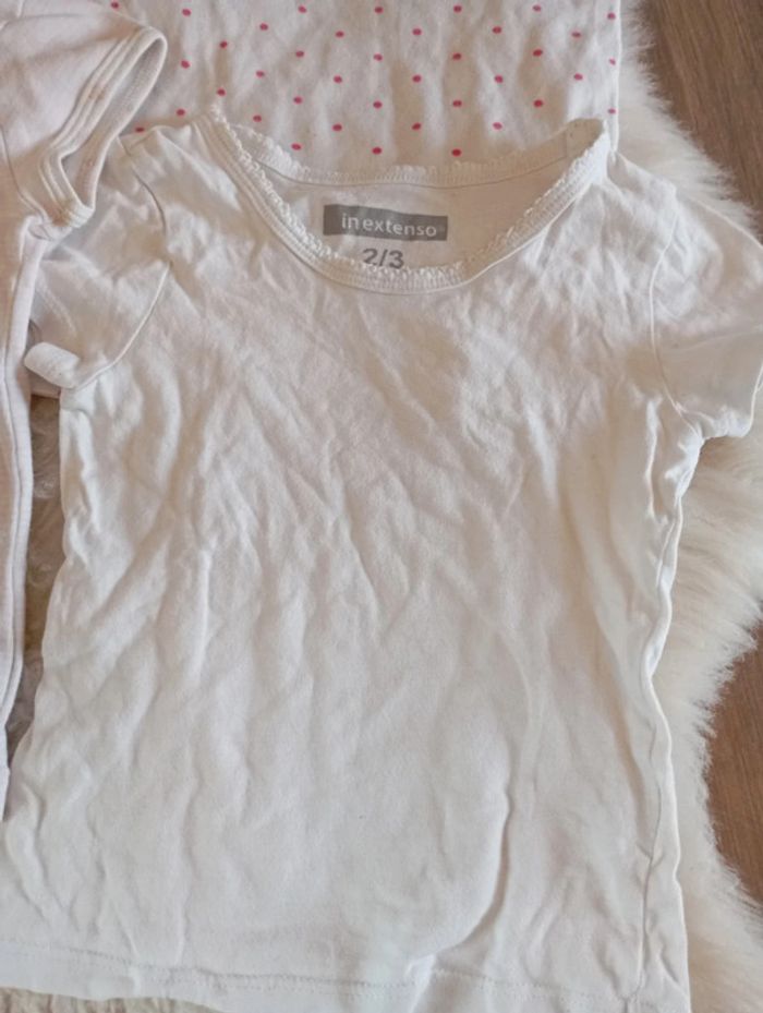 1€ lot de maillot de corps fille 2/3 ans - photo numéro 5