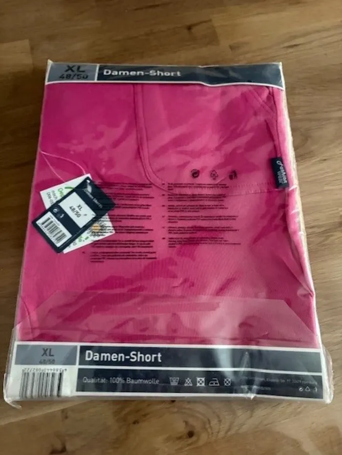 short en coton rose taille xl - photo numéro 6