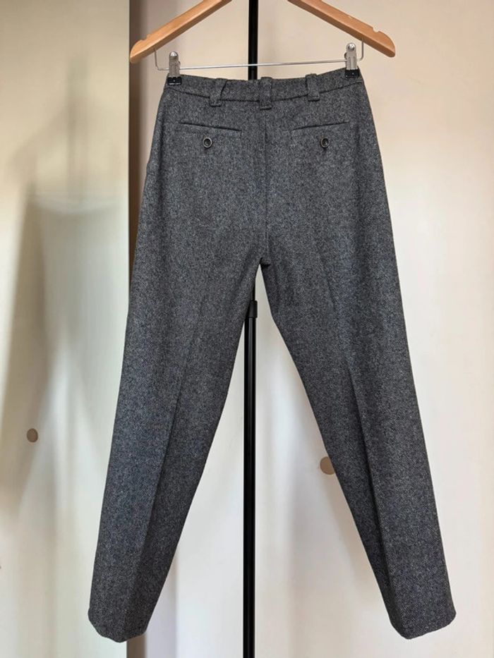 Pantalon gris habillé en laine épais 34 Cyrillus - photo numéro 6