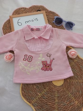 Pull fille 6 mois