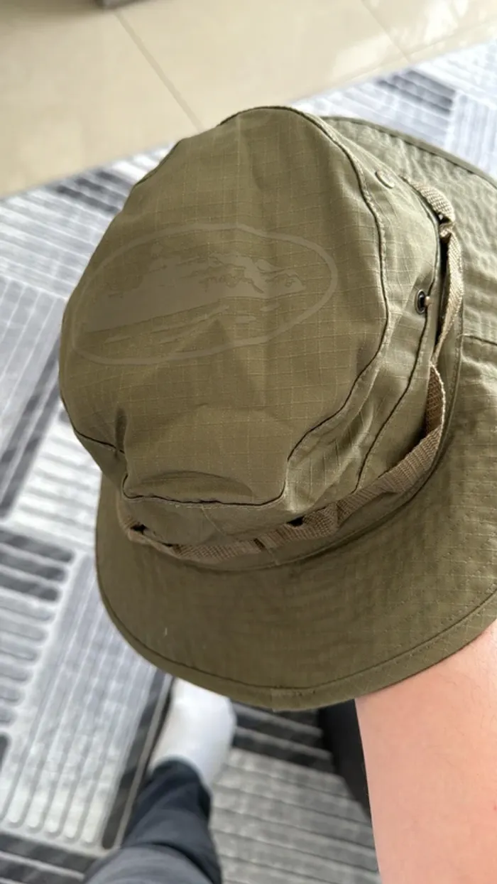 Corteiz Guerillaz Bucket Hat Tonal Khaki - photo numéro 3