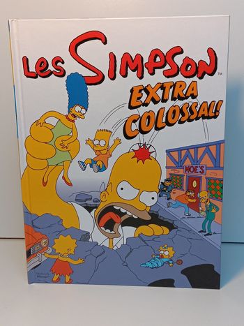 Livre Bande dessinée les Simpson Extra colossal