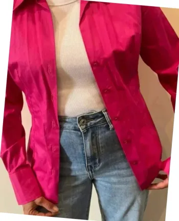 Chemisier femme rose fuchsia taille 36 marque City