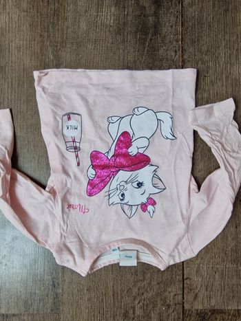 Tee shirt marie disney 12mois