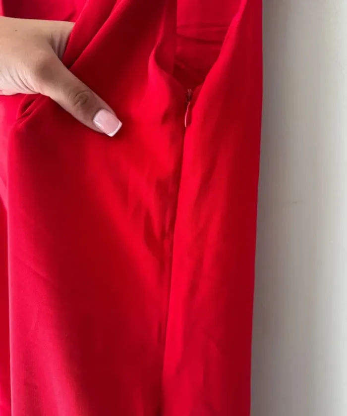 👗🌻 Robe rouge avec poche - très bon état - Sud express- taille M- été - photo numéro 8
