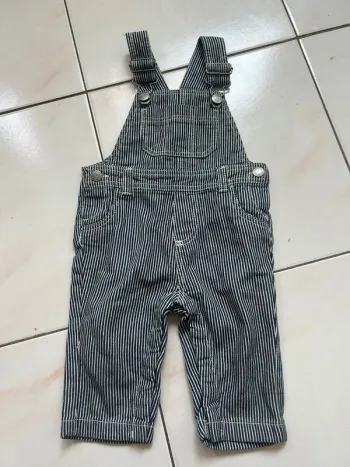 Salopette rayé 6 mois Tex