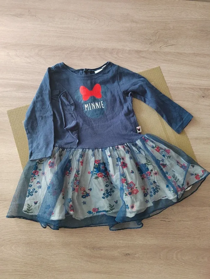 Robe mi saison 12 mois Minnie Disney baby