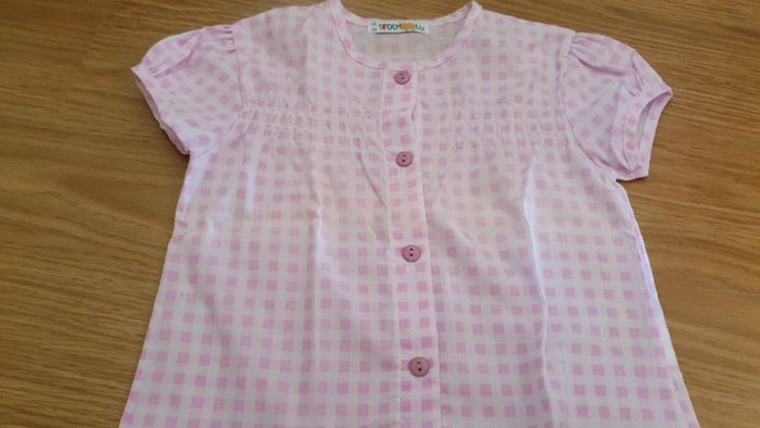 chemise carreau rose 2 ans - photo numéro 2