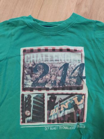 T-shirt YCC 2 ans New York vert