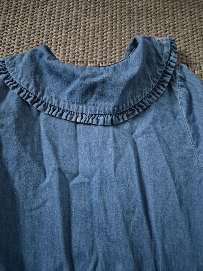 Robe en jean bleu - fille 8 ans - photo numéro 7