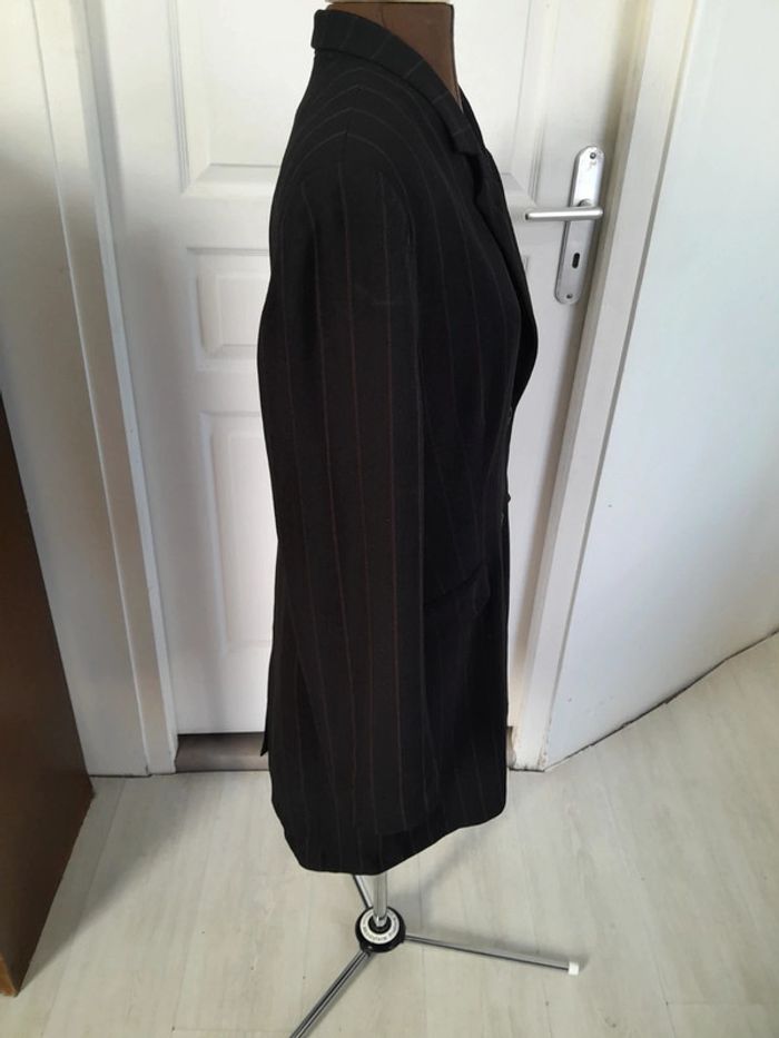 Très belle veste longue caroll vintage taille 40 / 42 - photo numéro 3