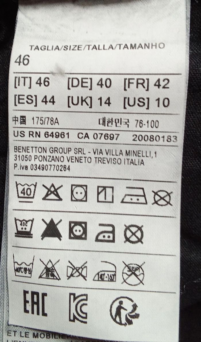 Short en jean United colors of Benetton taille 42 - photo numéro 5