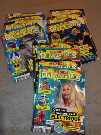 Science et vie découvertes lot revues magazines 