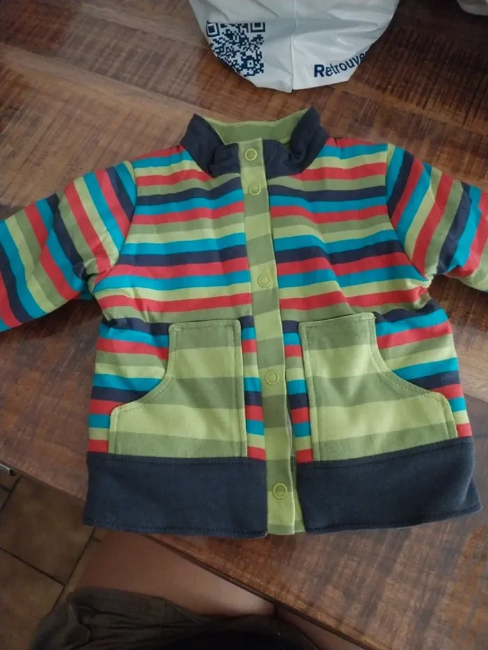 Veste rayée