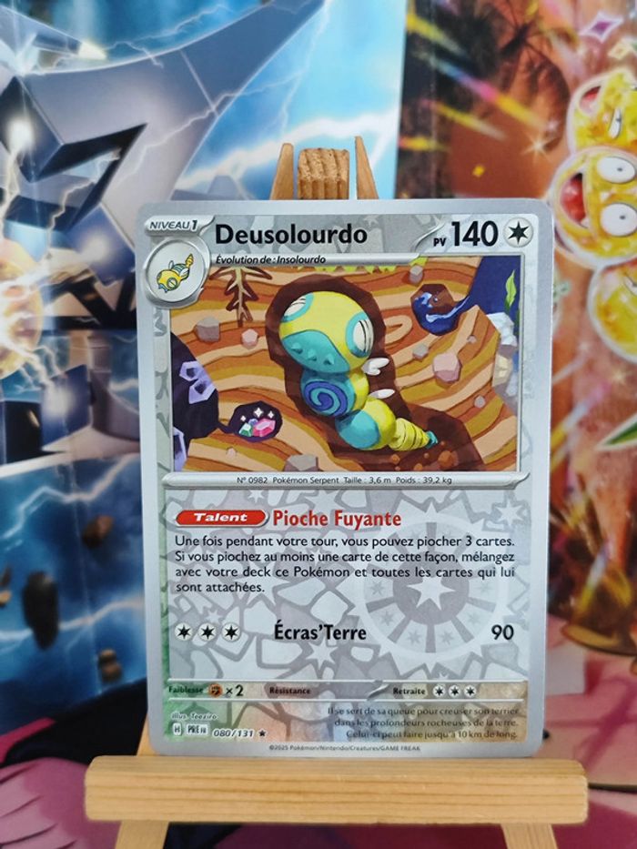Deusolourdo reverse rare 80/131 Évolutions Prismatiques