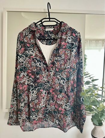 Chemise bohème fleurie promod 36