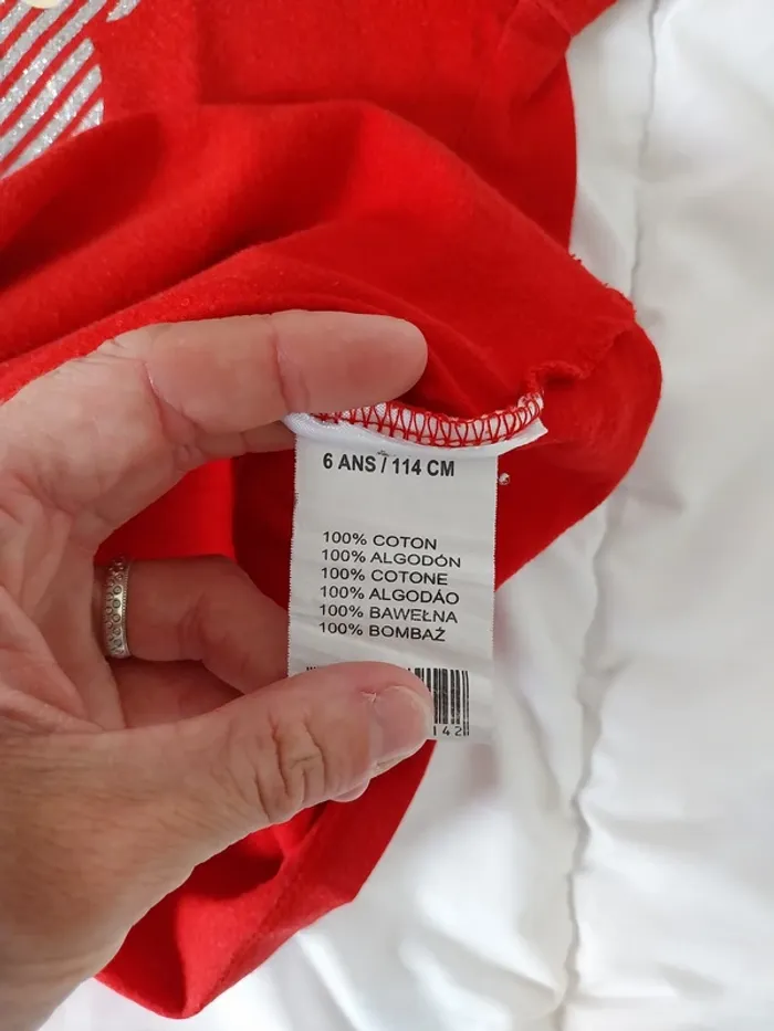 Tee-shirt manche courte fille 6ans Minnie - photo numéro 4