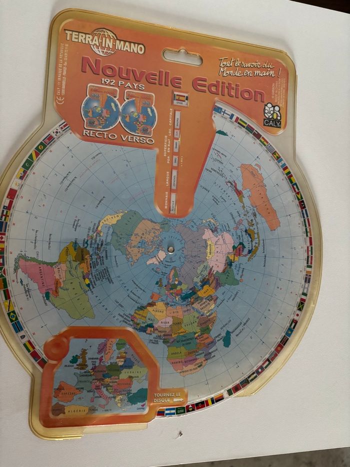 Planisphère terra in mano recto verso - photo numéro 3