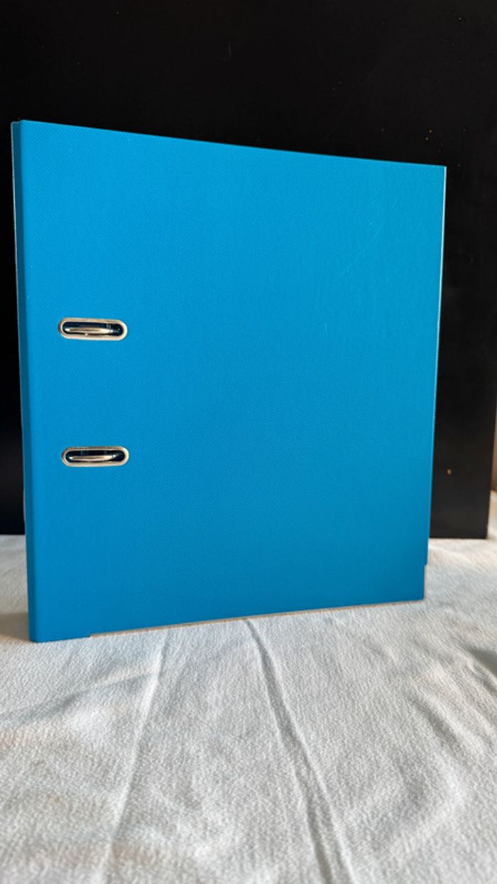 Classeur à levier Esselte Bleu - photo numéro 3