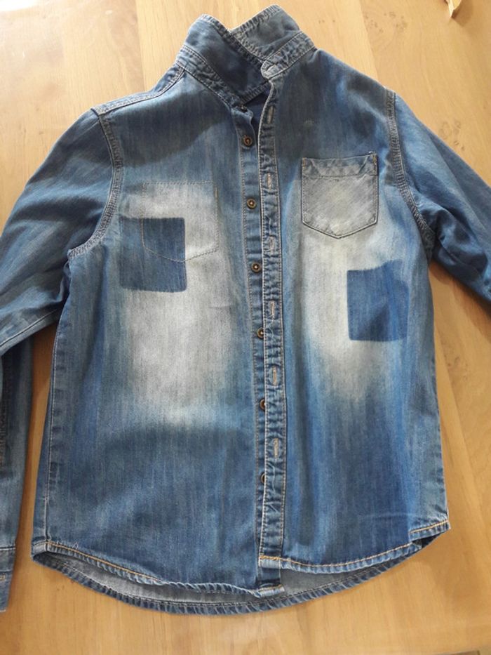 Chemise en jean garçon - photo numéro 4