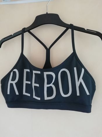 BRASSIÈRE de SPORT REEBOK T. L neuve Noir