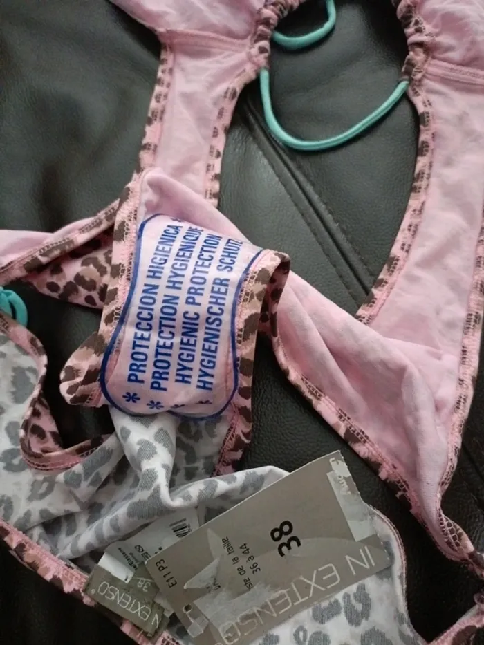 Maillot sexy léopard rose 38 in extenso - photo numéro 5